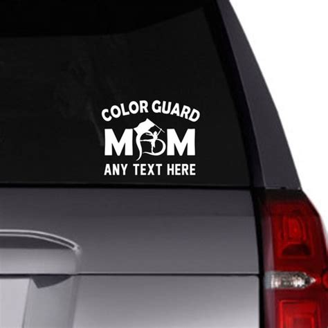 Color Guard Mom Marching Band Vinyl Decal Sticker Etsy