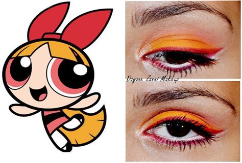 Powerpuff Girl Inspired Eye Makeup By Mua Dayane Zanni Powerpuff