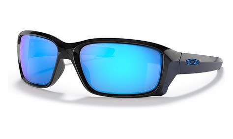 Straightlink™ Polished Black Sunglasses Oakley Standard Issue Usa