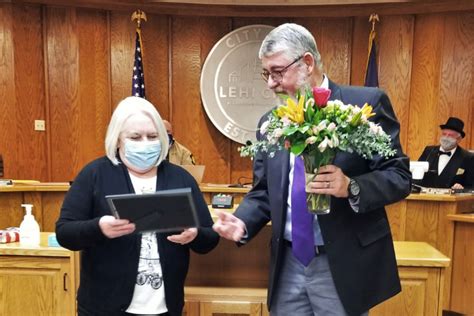 jean hatch retiring honored  decades  service  lehi arts lehi