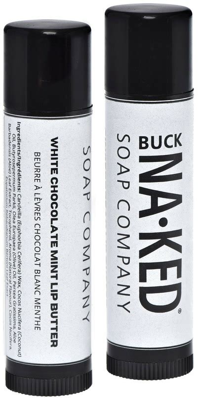 Buy Buck Naked Soap Company White Chocolate Mint Bark Lip Butter At