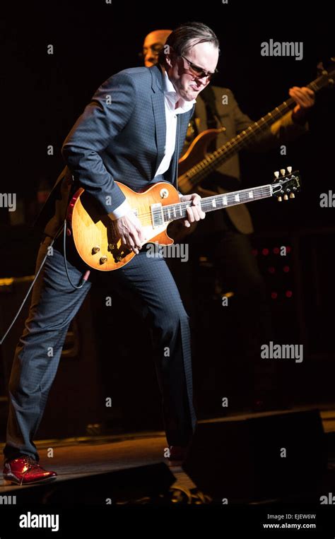 London Uk American Blues Guitarist Joe Bonamassa Performs His 4th And Final Night At The