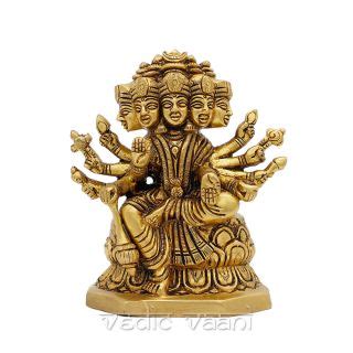 Buy Gayatri Statue In Brass Vedic Vaani