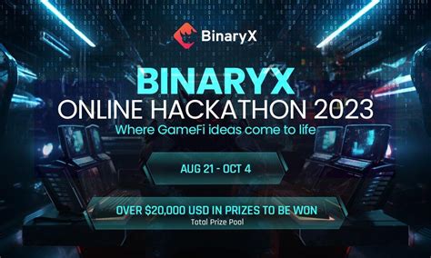 BinaryX Hackathon US 25 000 Cash Prizes For Gaming Developers Looking