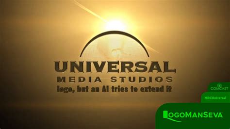 The Universal Media Studios Logo But An Ai Tries To Extend It