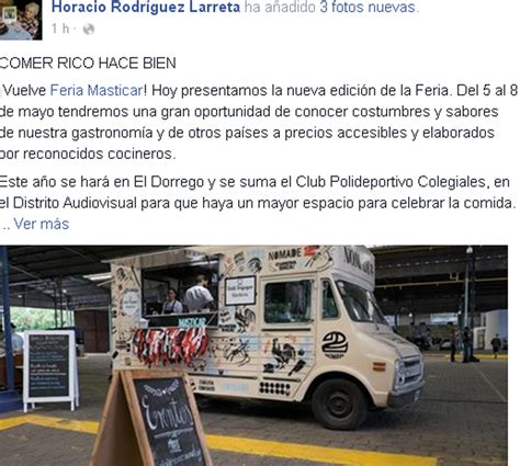 Presentación de la Feria Masticar 2016 Buenos Aires Ciudad Gobierno