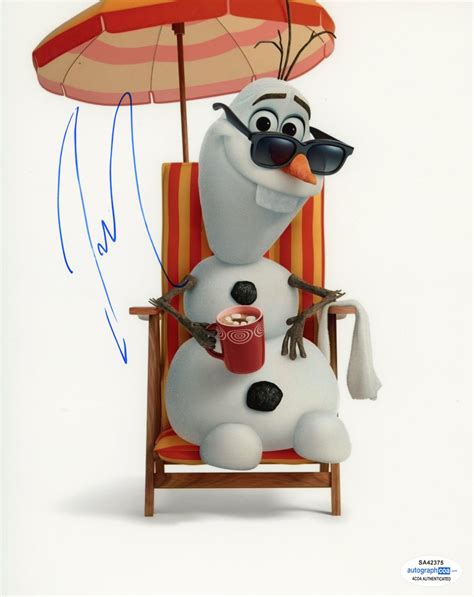 Josh Gad Olaf Frozen Signed Autograph 8x10 Photo ACOA #7 | Outlaw ...