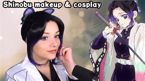 Shinobu Makeup Grwm Shinobu Kocho Cosplay Tutorial Demon Slayer