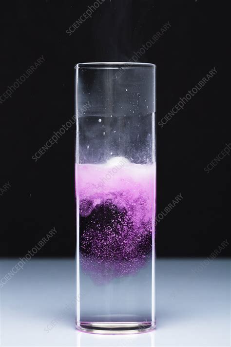 Sodium Reacts With Water 2 Of 6 Stock Image C0504791 Science Photo Library