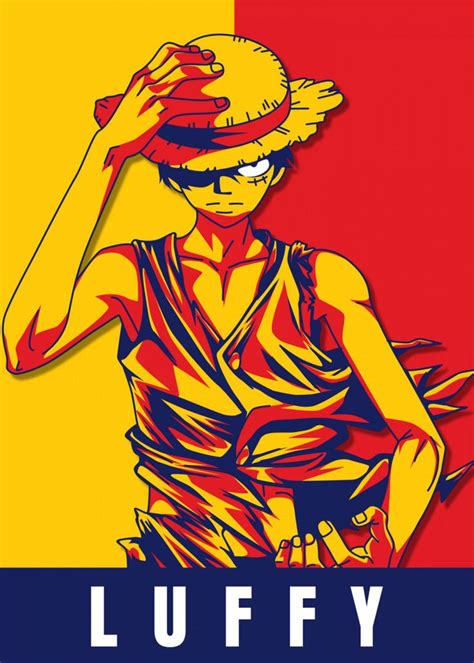 Luffy Poster By Introv Art Displate Luffy Poster Prints One