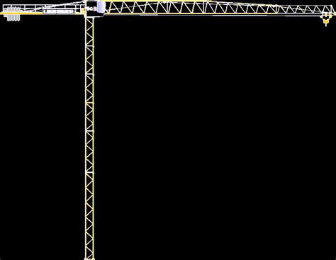Tower Crane Dwg Block For Autocad • Designs Cad