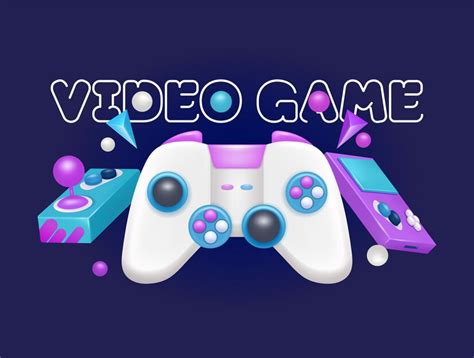 Premium Vector Video Games 3d Illustration White Gamepad For Gaming