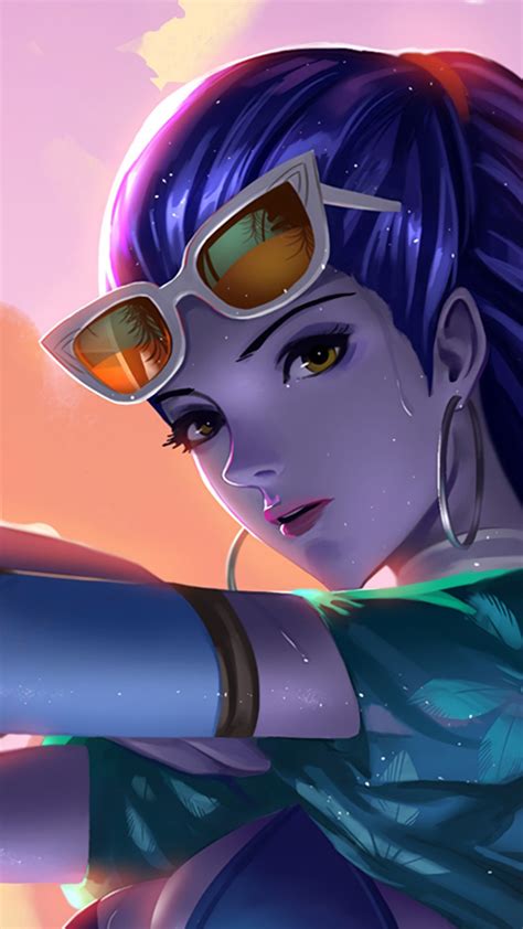 1080x1920 Cote Dazur Widowmaker Overwatch Artwork 4k Iphone 76s6 Plus