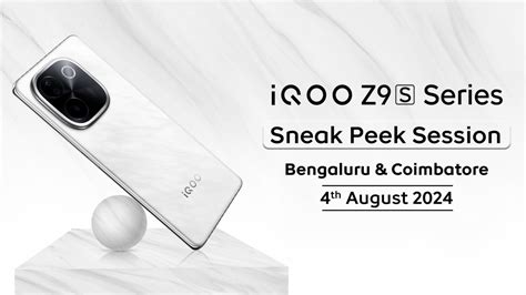 Iqoo Z9s Series Launch Date Confirmed News