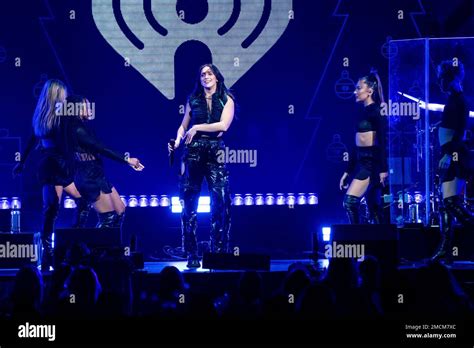 Tate Mcrae Performs During Hot S Iheartradio Jingle Ball At Capitol One Arena Tuesday