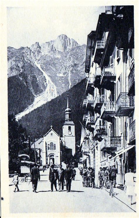 Chamonix Carte Postale Ancienne Et Vue D Hier Et Aujourd Hui Geneanet