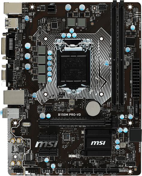 MSI B150M PRO VD Motherboard Specifications On MotherboardDB