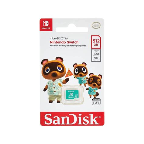 Gb Micro Sd Card Sandisk Nintendo Licensed Memory