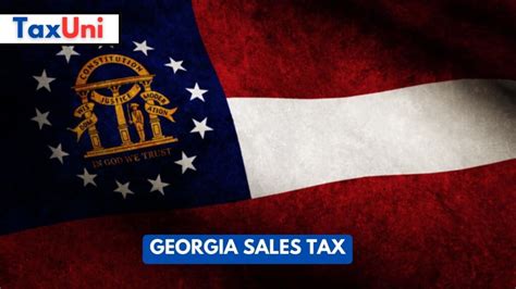 Georgia Sales Tax 2024 2025