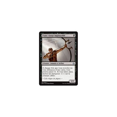 Carte Magic Mtg Amonkhet Vf Franc Tireur Impitoyable Goupiya