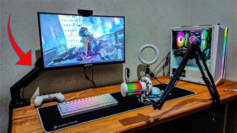 Tunando O SETUP GAMER O SUPORTE ARTICULADO F80N Da ELG YouTube