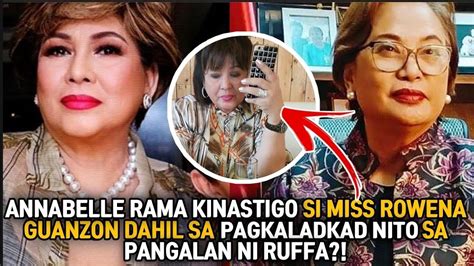 Ruffa Annabelle Rama Kinastigo Raw Si Ms Guanzon Dahil Sa Pagkaladkad