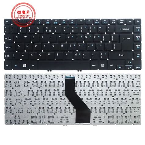 Us Black New English Replace Laptop Keyboard For Acer V G P