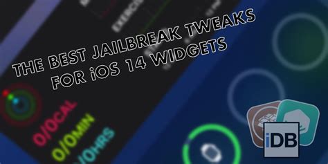 Les meilleurs réglages de jailbreak pour les widgets iOS 14 Écran D