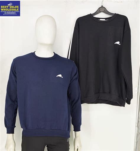 Plain Polyester Round Neck Fleece Full Sleeve T Shirt For Mens At Rs