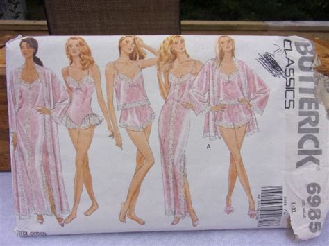 Vintage Sexy Lingerie Sleepwear Vintage Lingerie Butterick Etsy