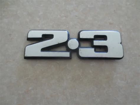 Original Ford 23 Litre Car Metal Badge Emblem Eur 21