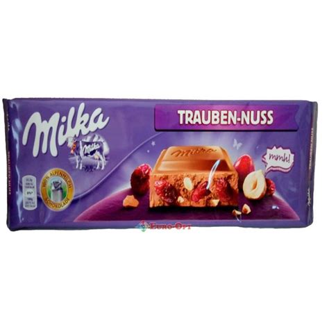 Шоколад Milka Trauben Nuss 300g Euro Opt
