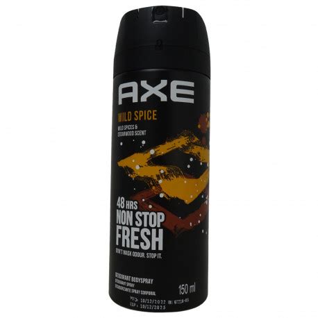 Axe Deodorant Bodyspray 150 Ml Wild Spice Tarraco Import Export