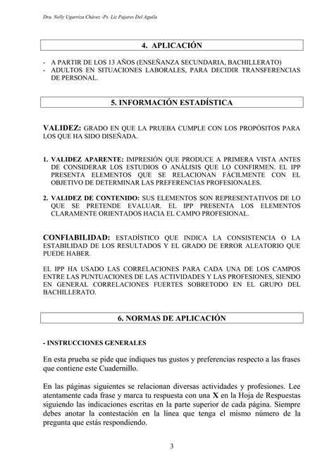 Ipp Inventario De Intereses Y Preferenci Pdf