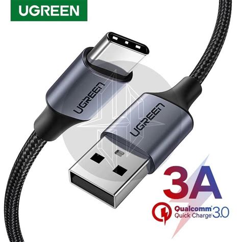 Jual Ugreen 60126 1m 2m 3m Kabel Usb Type C Data Cable Fast Charging