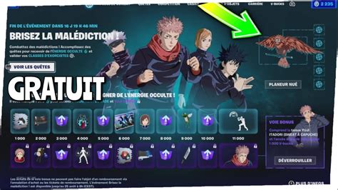 Objets Gratuits Nouveau Mini Passe Speial Jujutsu Kaisen Sur