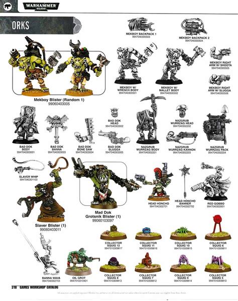 Warhammer Classic Range Orks