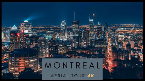 Downtown Montreal 4k Aerial Drone Skyline Tour Youtube