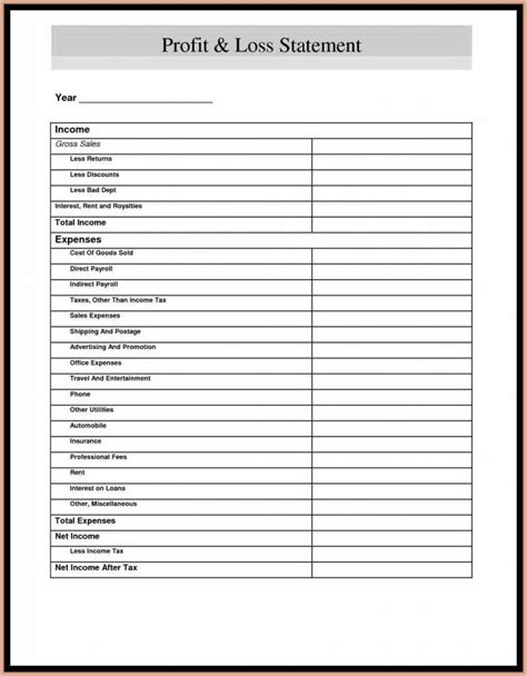 Daycare Profit And Loss Template Fill Out Sign Online Dochub Hot Sex