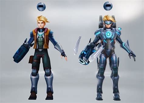 3d Model Ezreal Pulserfire Skins League Of Legends Characters Vr Ar