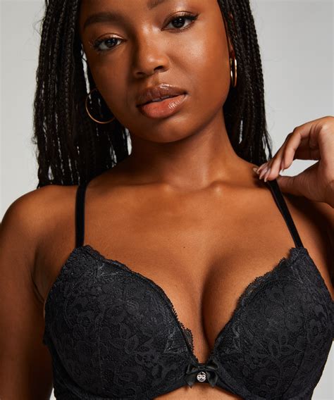 Marine Padded Push Up Underwired Bra For €3199 Push Up Bras Hunkemöller