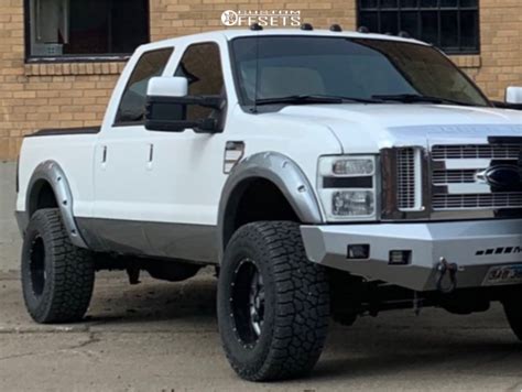 2008 Ford F 250 Super Duty Moto Metal Mo970 Rough Country Suspension Lift 3 Custom Offsets