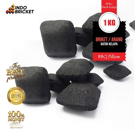 Jual Arang Briket Charcoal Batok Kelapa Bbq Pillow Export Quality