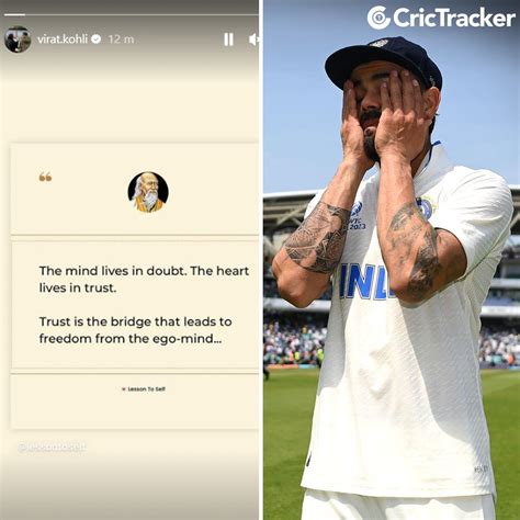 Crictracker On Twitter Virat Kohli Posts Another Quote On His