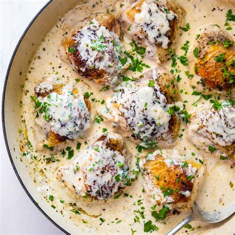 Creamy Chicken Thigh Recipe Setkab