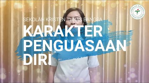 LAGU KARAKTER PENGUASAAN DIRI YouTube