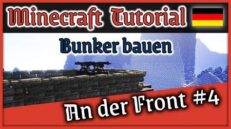 Minecraft Bunker Bauen Tutorial Deutsch Anderfront