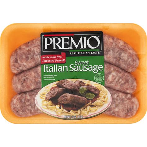 Premio Sweet Italian Sausage Chicken Grillers Brats And Sausages Foodtown