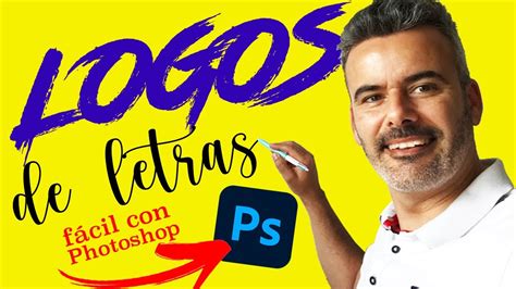 💥 CÓmo Crear Un Logo FÁcil 🔔 Photoshop Crear Logotipo De Letras