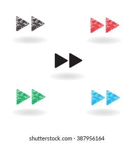 Fast Forward Symbol Vector Illustration Stock Vector (Royalty Free) 387956164 | Shutterstock